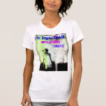 De vrijheid van het weggaan tshirts