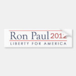 De Vrijheid van Ron Paul 2012 voor Groot Amerika Bumperstickers
