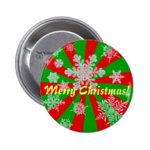 De vrolijke Speld van Kerstmis Speldbutton