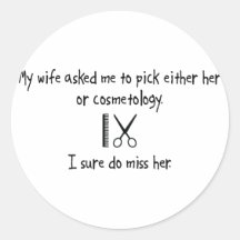 De Vrouw of de Kosmetiek van de oogst Ronde Sticker