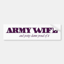 De Vrouw van het leger Bumperstickers