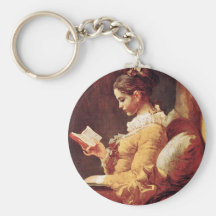 De Vrouwen van de lezing door Fragonard, Jean Hono Sleutel Hangers