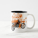 De waanzin van de motocross koffie bekers