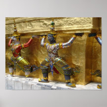 De Wacht van de Tempel van Thailand Poster
