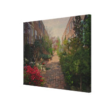 De Wandelgalerij Philadelphia Pennsylvania van Pan Gallerij Wrapped Canvas