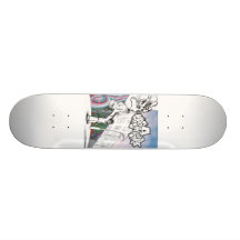 De Was van de bever - het Skateboard van de "straa