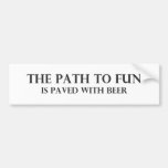 De weg aan Pret 5 Bumperstickers