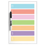 de wekelijkse droge kalender wist raad dry erase boards