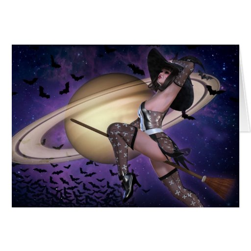 De Wensen van de heks voor Gelukkig Halloween Wenskaart