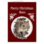 De Werkgever van Kerstmis, van de bos van Noten -  Wenskaarten