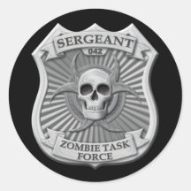 De Werkgroep van de zombie - het Kenteken van de S Stickers