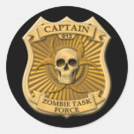 De Werkgroep van de zombie - Kapitein Badge Sticker