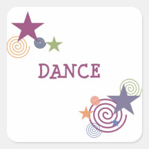 De Werveling van de dans Sticker