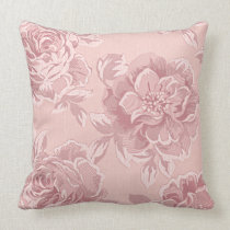 De wijnoogst nam Roze Patroon toe kussens