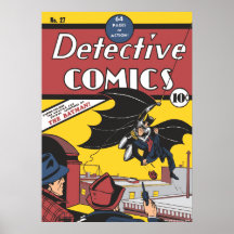 De Wijnoogst van de Eerste Verschijning van Batman Plaat