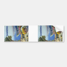 De Wijnoogst van Italië van Sanremo Bumpersticker