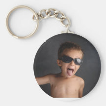 De wilde Foto van het Kind Sleutel Hanger