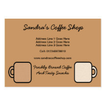 De Winkel van de koffie Visitekaartje