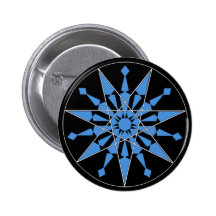 De winter (donkere) Fae Speldbutton