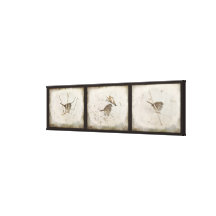 De winter en de Mus Stretched Canvas Afdruk