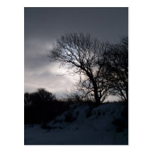 De winter wens kaart