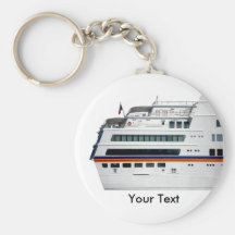 De witte Sleutelring van de Dekken van de Cruise S Sleutel Hanger