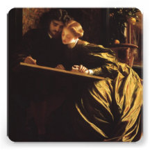 De Wittebroodsweken van de schilder door Leighton, Aankondiging