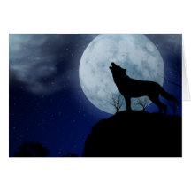 De Wolf van de volle maan Kaarten
