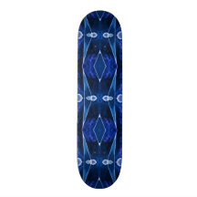 De Xed bleu profondément Planches À Roulettes Customisées