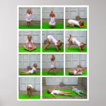 De yoga stelt afdruk