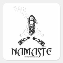 De Yoga van de Scuba-uitrusting van Namaste Stickers