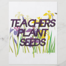 DE ZADEN VAN HET PLANT VAN DE LERAAR FOLDERS