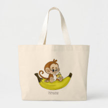 "De Zak van de Banaan CHIBI van de Aap" Tas