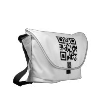 De zak van de boodschapper (code QR inzake voorzij Courier Bag