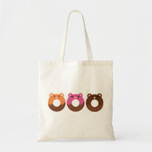De Zak van Donuts Canvas Tassen