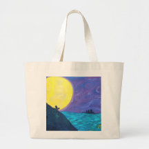 De zak van Fullmoon Canvas Tas