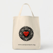 De Zak van het Bolsa van Cara y Corazon Canvas Tas