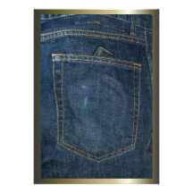 De Zak van het Denim van de jeans Persoonlijke Aankondigingen