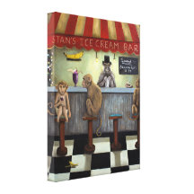 De Zaken van de aap Canvas Prints