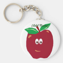 De Zeer belangrijke Ketting van Apple van Kawaii Sleutel Hangers