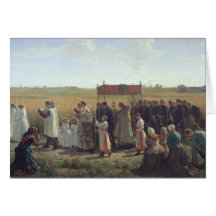 De zegen van de Tarwe in Artois, 1857 Wenskaarten