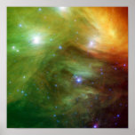 De zeven die Zusters, ook als Pleiades worden beke Print