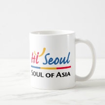 De Ziel van Seoel van Azië Koffie Beker
