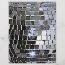 De zilveren Bal van de Disco Persoonlijke Folder