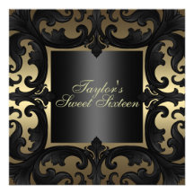 De zoete Gouden Verjaardag van het Ontwerp van Dam Custom Uitnodigingen