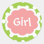 De zoete Sticker van Gril van het Baby