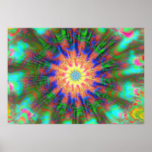 De Zon van de zomer Print