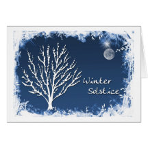 De Zonnestilstand van de winter Wenskaarten