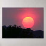 De Zonsondergang van juni Plaat