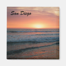 De Zonsondergang van San Diego Koelkast Magneetje